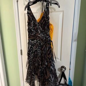 Elegant Animal Print Dress
